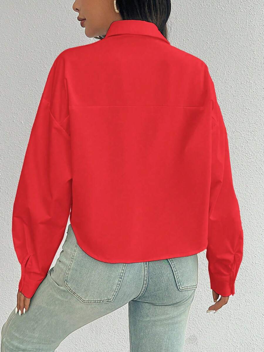 Lange Mouwen Blouse voor Vrouwen in Diverse Kleuren