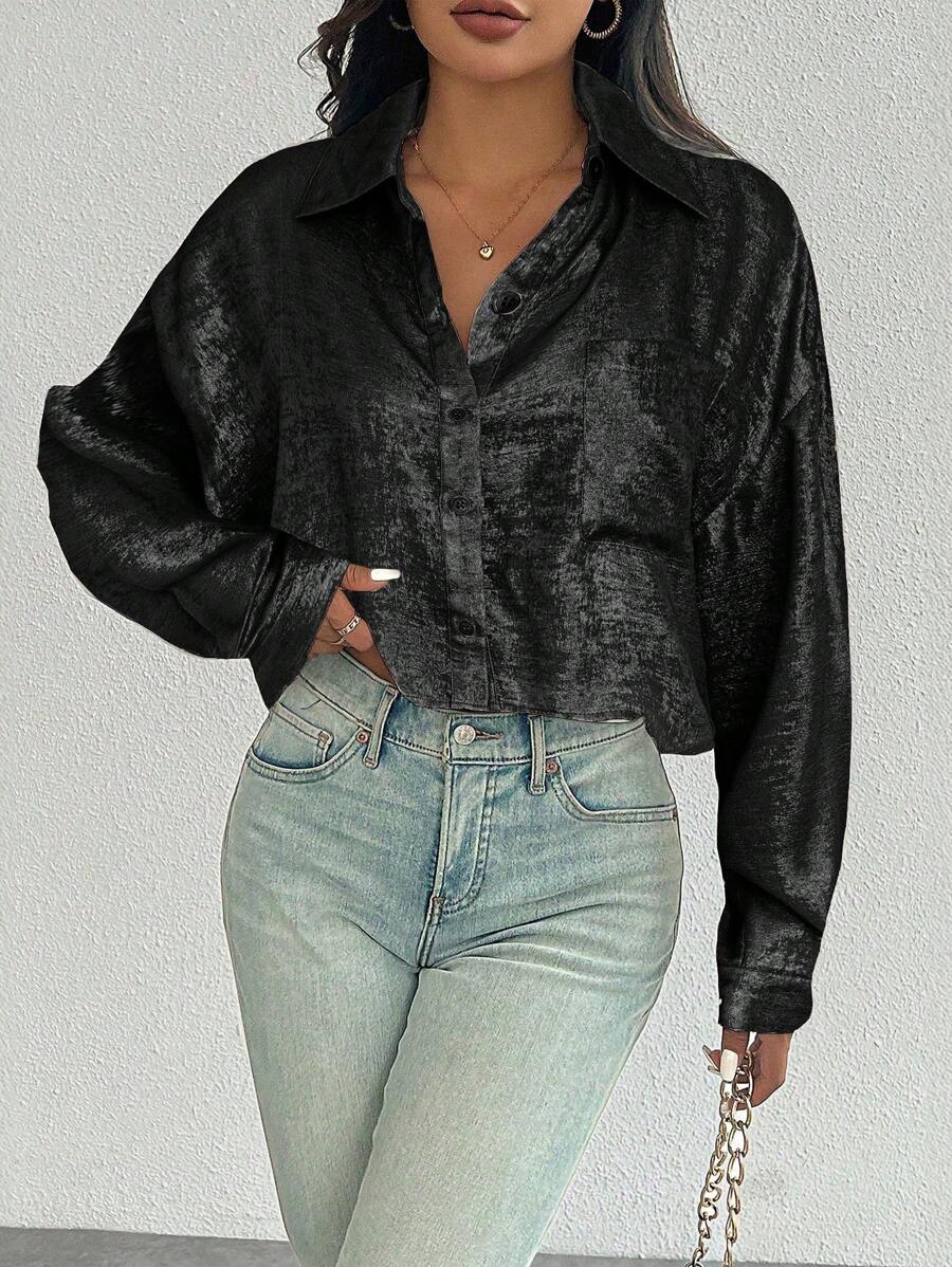 Lange Mouwen Blouse voor Vrouwen in Diverse Kleuren