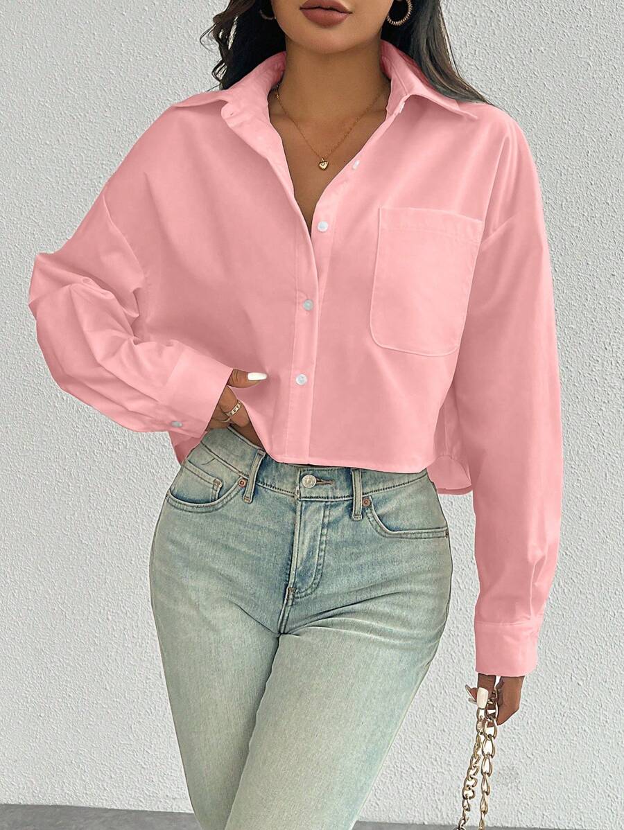 Lange Mouwen Blouse voor Vrouwen in Diverse Kleuren