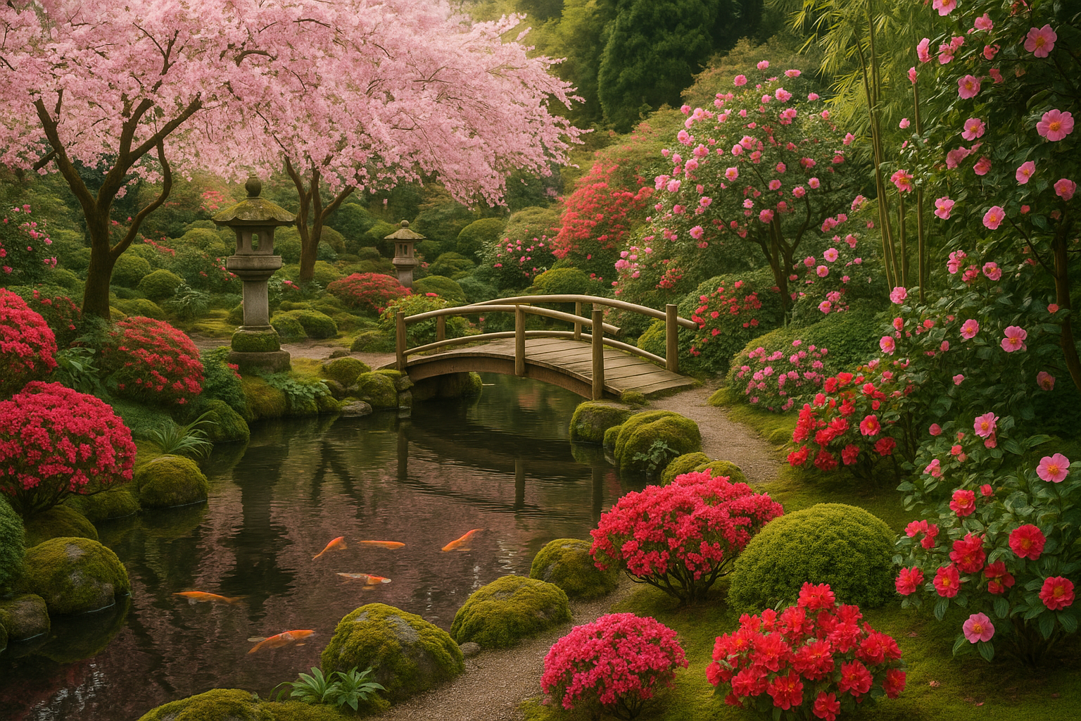 maak zo een japanse bloementuin